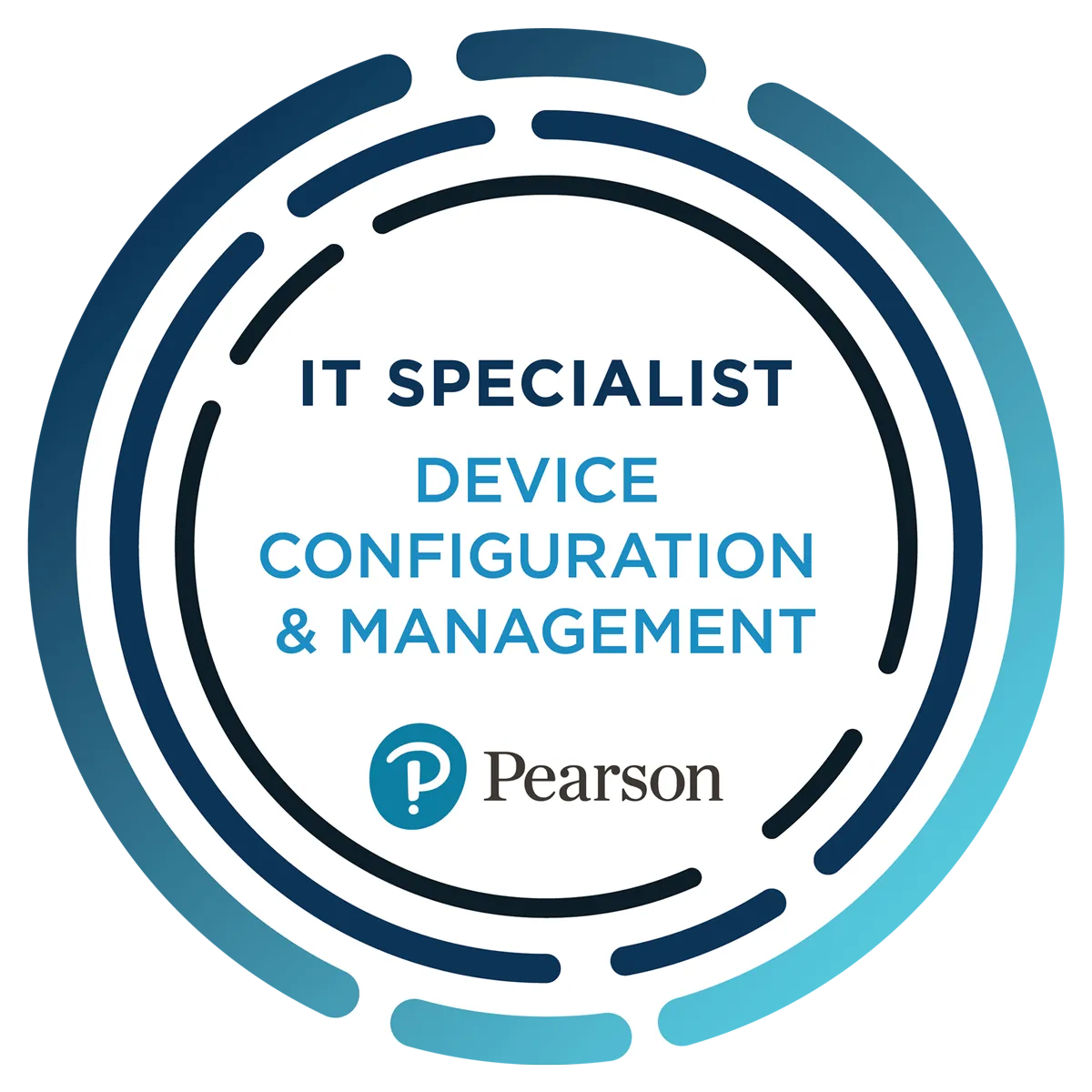 Pearson IT Specialist Badge
